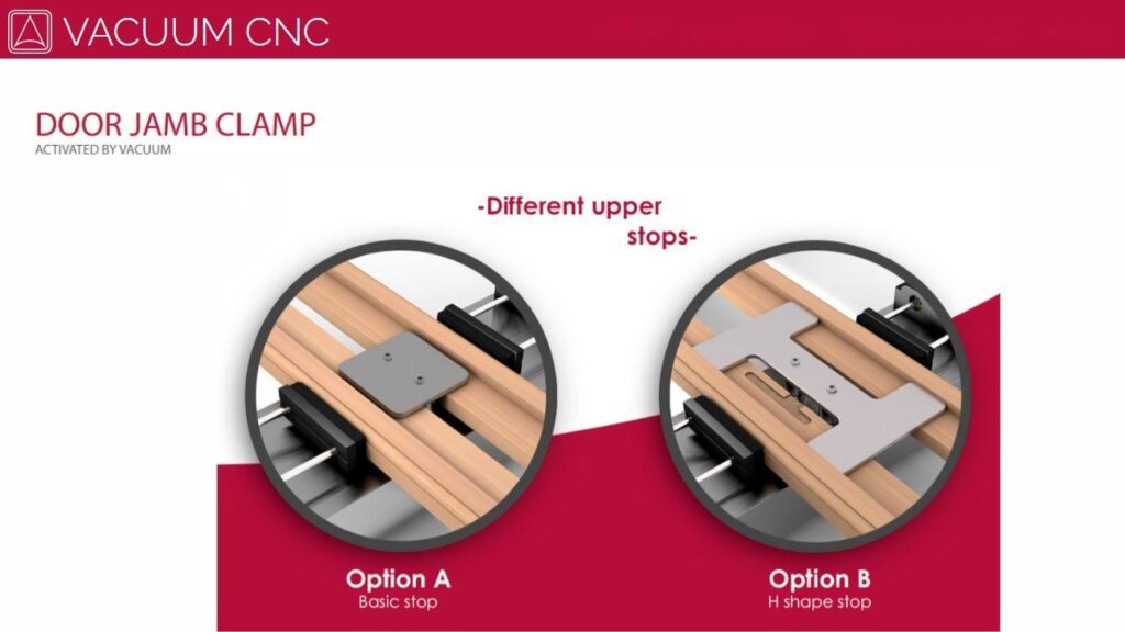 Vacuum CNC Door Jamb Clamp for CNC Machines