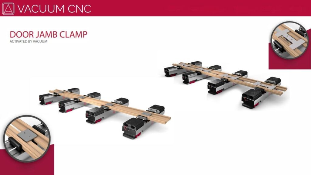 Vacuum CNC Door Jamb Clamp for CNC Machines