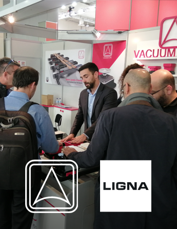 Vacuum-CNC presenta sus ventosas y otras soluciones de fijación por vacío en Ligna 2023.